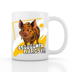 Csúúúnya Karcsi bögre
